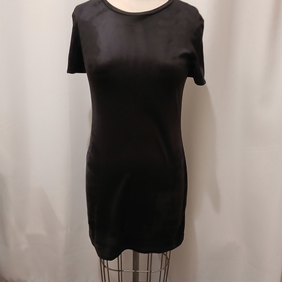 Zara Trafaluc Ultrasuede Bodycon Cocktail Dress Size Small - Picture 2 of 10